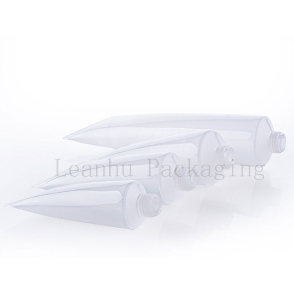 15g 30g 50g 100g empty transparent soft lotion cosmetic tube container , squeeze plastic bottle, travel shampoo tube packaging