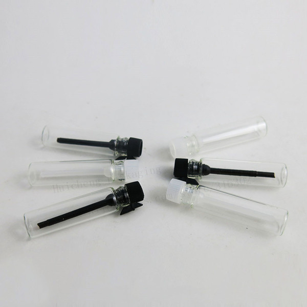 500 x Mini Glass Perfume Small Sample Vials Perfume Bottle 1ml Empty Laboratory Liquid Fragrance Test Tube Trial Bottle