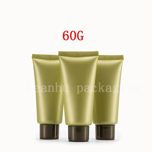 60G Empty Cosmetic Containers Plastic Tubes Used for Foam Cleanser, Hand Cream Container Refillable Tube Plastic Squeeze Tubes
