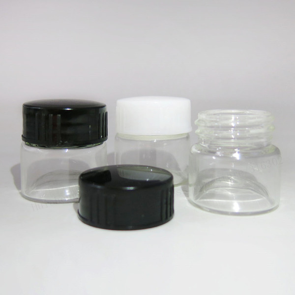 500 x 5g Small Travel glass cream jar with plastic lids 5cc mini glass cosmetic packaging Containers Mini glass jar Make Up Pot