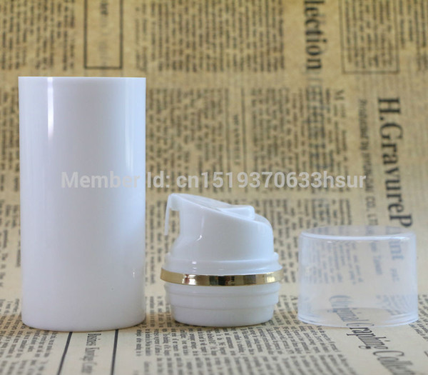 Golden Edge Transparent Cap Empty Airless Pump bottles Mini Portable Vacuum Co
8000
smetic Lotion Treatment Travel bottle 100 pcs/lot