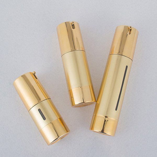 15ml 30ml 50ml Portable Empty Airless Pump bottles Portable Vacuum Cosmetic Lotion Treatment Travel bottle 100pcs/lot