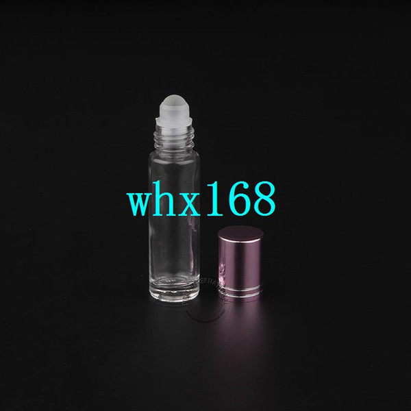 10ml High Quality Clear Glass Roll-on Perfume Bottle 10cc Essential Oil Bottles Sample Display Glass Vial Packaging 20pcs/lot