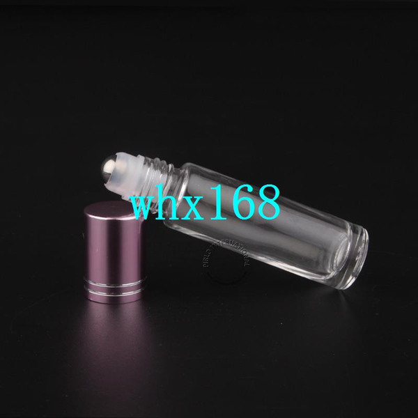 Makeup Tools For Women 20 x 10ml/10cc Glass Roll On Perfume Bottle Transparent Essential Oil Bottles Small Deodorant Containers