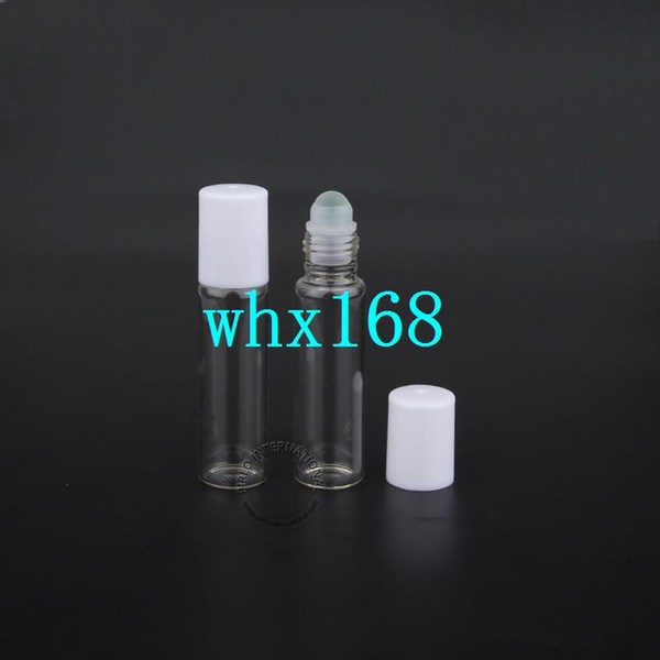60pcs x Wholesale High Quality 10ml/10cc Clear Glass Roll On Bottle, Split Charging Container Empty Perfume Bottles For Women