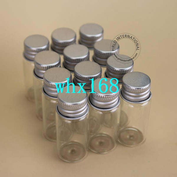 48pcs/lot Promotion Excellent Meke Up Tools 10ml Glass Sample Bottle With Aluminium Cap,Cosmetic Container Refillable Packaging