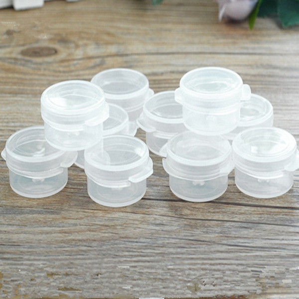50pcs/lot 5g Mini Q Box Small Pot Leak Proof Cream Jars Popular Sample Jar Box Button Box Cosmetic Jars Empty Makeup Containers