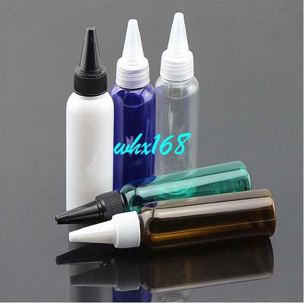20PCS 60ml Pointed Cap Plastic Bottles Dropper Essence Oil or Liquid Lotion Case Container with Assorted Body