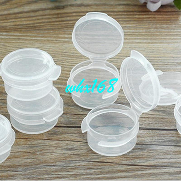 100pcs/lot 5g Button Box Mini Q Box Small Pot Leak Proof Cream Jars Popular Sample Jar Box Cosmetic Jars Empty Makeup Containers