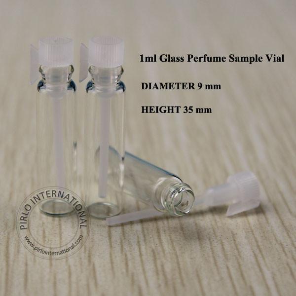 Hot Sale 1ml Glass Bottle Mini Perfume Bottles 1cc Small Glass Vial Perfume Sample Containers 100pcs/lot