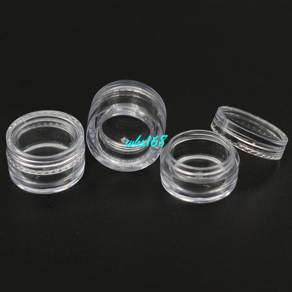 100pcs Clear 5g Gram Plastic Jar With Lid Cosmetic Jars Empty Cosmetic Sample Containers Cream Jars Cosmetic Packaging Gorras