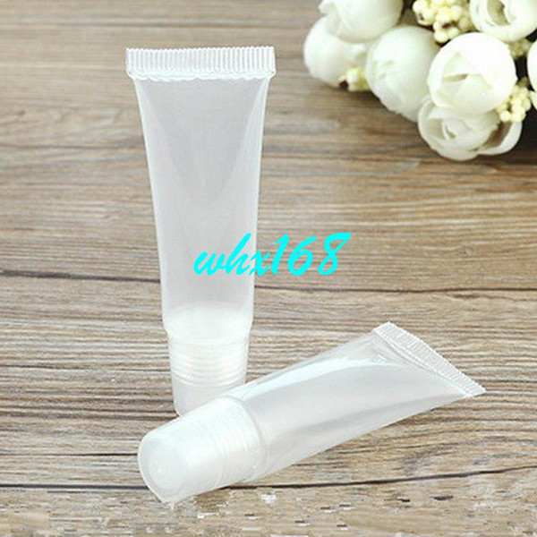 50pcs/lot 8g Frosted Plastic Cosmetic Eye Cream Bottles Empty Emulsion Hand Cream Packaging Hosepipe Tubes PVC Sub-bottling
