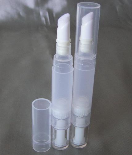 50PCS 5ML PP circular transparent lip gloss pencil , empty lip gloss bottles ,5 ml wholesale lip gloss tube