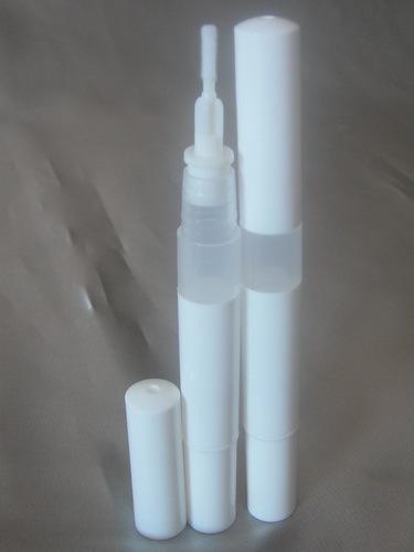 50PCS 3ML PP circular transparent lip Eyelash growth liquid bottle , empty lip gloss tube, plastic 3 ml lip Refillable tube