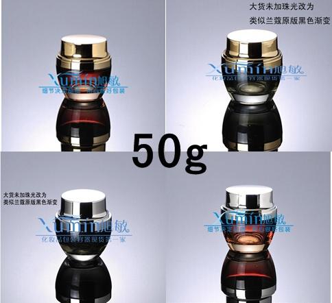 200pcs 50g Wholesale empty glass cream container, empty 50 gglass jar for facial cream,wholesale 50g glass cosmetic packaging