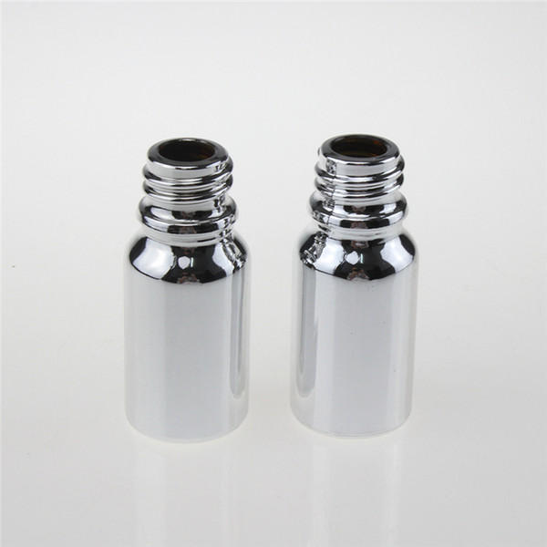 100PCS Silver 10ml bottles with aluminium cap,Empty glass perfume containers wholesale,10 ml glass perfume bottle for sample