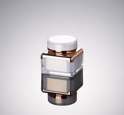 wholesale 100pcs 30G high grade acrylic, square pearl white bottle, cream jar, mask pack, acrylic bottle
