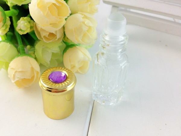 100pcs 3ml glass roll on bottles for essential oils , 3 ml mini glass roll on bottles wholesale , glass roll on perfume bottles