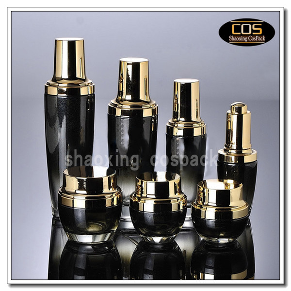 100pcs wholesale 30ml empty dark black glass dropper bottle packaging, 1oz face e-liquid glass bottle with dropper