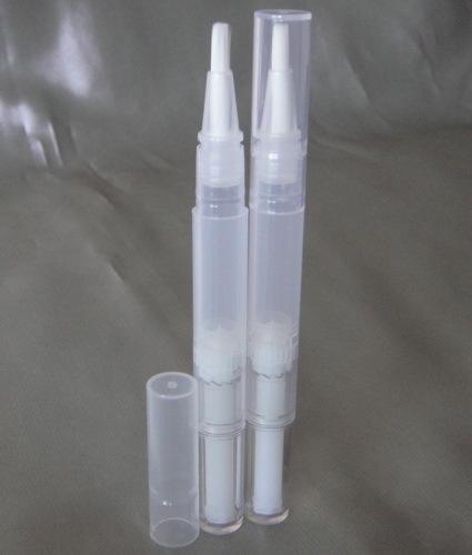50PCS 3ML PP circular transparent lip Rotating teeth whitening pen/ 3 ml empty lip gloss tube/3 ml lip Refillable tube