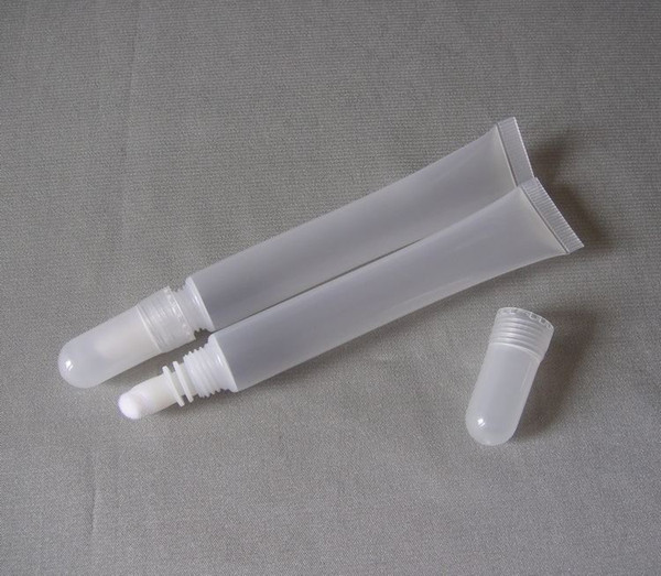 50PCS 10ML new cosmetic tubes ,portable lip gloss tube ,lip lines compact easy to squeeze the hose without distortion