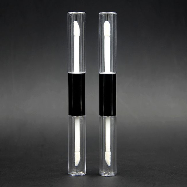 10ml Lip Balm Bottle ,Empty Lipstick Double Ended tube ,Clear Plastic Cosmetic Container
