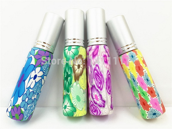 200pcs/LOT 10ml 1/3OZ Portable Refillable Perfume Atomizer Spray Bottle Empty Polymer clay Bottles Factory Wholesale Price BY DHL FREE SHIP