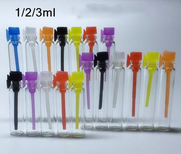 1ML 2ML 3ML glass perfume Small bottles Glass Vial, Mini Perfume Sample Vial, 1ml Glass Test Bottle Empty Spray Refillable Bottles