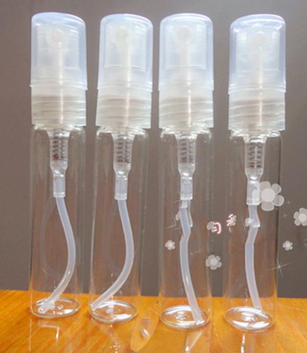 20PCS/LOT 5ml Atomizer Refillable Pump Spray Bottles Makeup Bottle Perfume Bottle Glass Bottle Aromatic Water Bottle Empty scent Bottle