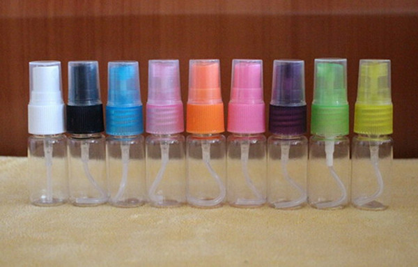 Transparent Plastic 10ml Travel liquid Fine mist Perfume Atomizer Refillable Spray Clear Empty Bottle 1000pcs/lot Wholesale