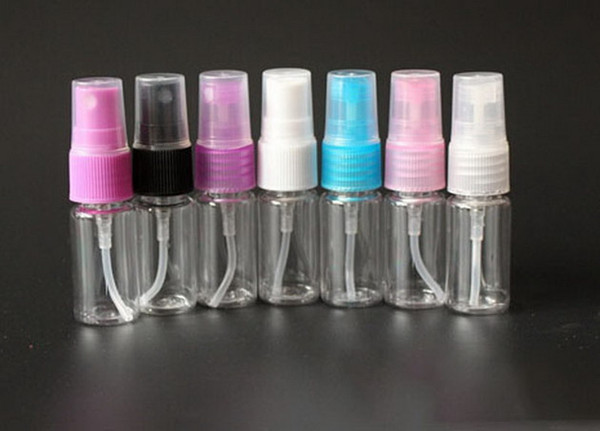 Factory Price Wholesale DHL FREE Plastic 10ml Travel liquid Fine mist Perfume Atomizer Refillable Spray Empty Bottle 300pcs/lot