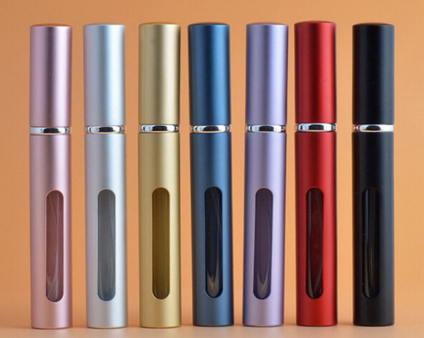 5ML Empty Travel Mini Portable Refillable Perfume parfum Atomizer Spray Bottles cosmetic containers For Spray Scent Pump 200pcs