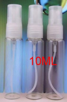 Free shipping 10ML mini Glass Spray Perfume Bottle sample parfum atomizer fragrance bottle Small Oil Spray Container Portable Travel