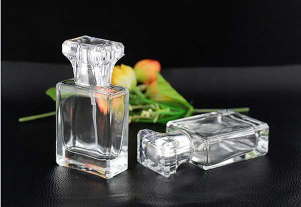 200pcs Clear 30ML 1OZ Empty glass Portable Refillable Perfume parfum Atomizer Spray Bottles cosmetic For Spray Scent Pump