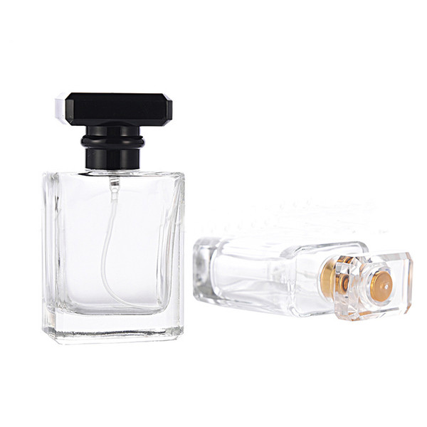 High-Grade Refillable Cosmetic Spray Bottles 50ml Wholesale Empty Portable Glass Perfume Atomizer Spray Bottle For Traveler