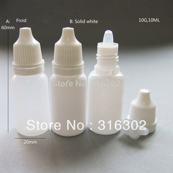100pcs /lot 10ml Plastic Dropper Bottles NEW LDPE Dispense Store Most Liquids Eye Drops
