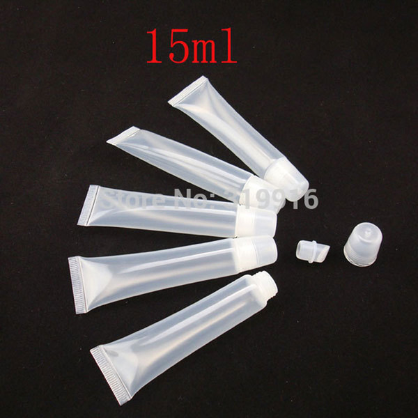 8ml 15ml empty lip gloss plumbing hose lip balm tube squeeze bottle container plastic tube lip gloss tube,cosmetic container