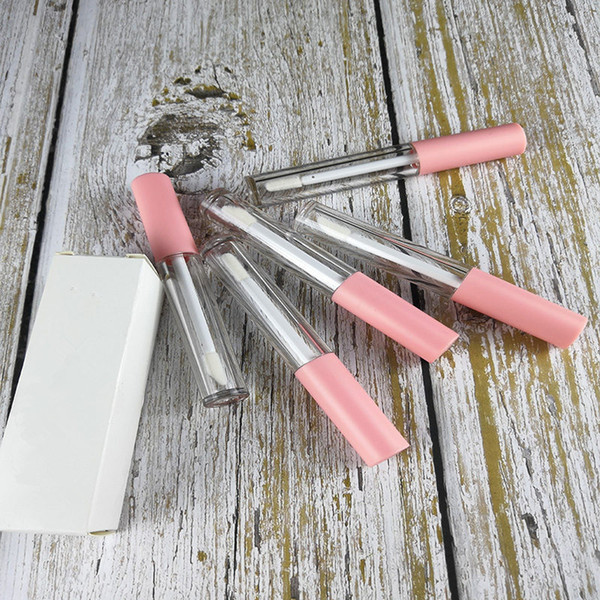 2.5ml Pink Lip Gloss Tube Mini DIY Lip Balm Bottle Container Makeup Refillable Bottles Beauty Tool FAST SHIPPING F368
