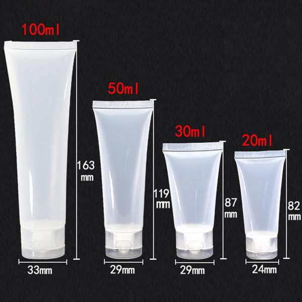 Tamax PF006 15g 30g 50g 100g Clear Empty Cosmetic gel Cream Lotion Toothpaste Travel Packing Plastic Perfume Bottle
