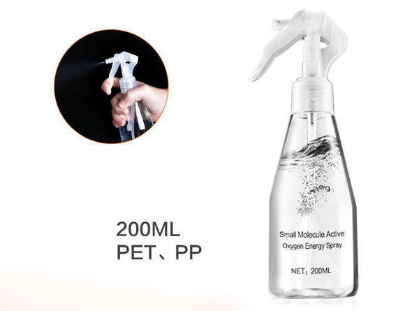 TAMAX PF003 200ML empty Plastic Spray Bottle Transparent Makeup Moisture Atomizer Pot Fine Mist Sprayer Bottles salon Tools