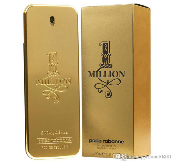 Free shipping Mens perfume Health Beauty parfum Fragrance Luxury perfume rabanne Gold Million women perfume 100ml free shipping