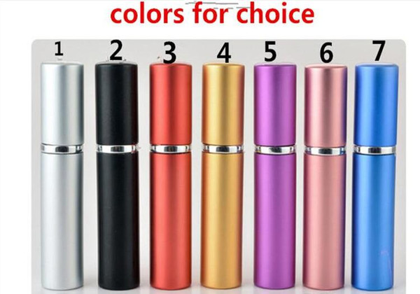 Free epacket 10ml Mini Portable Refillable Perfume Atomizer Colorful Spray Bottle Empty Perfume Bottles fashion Perfume Bottle