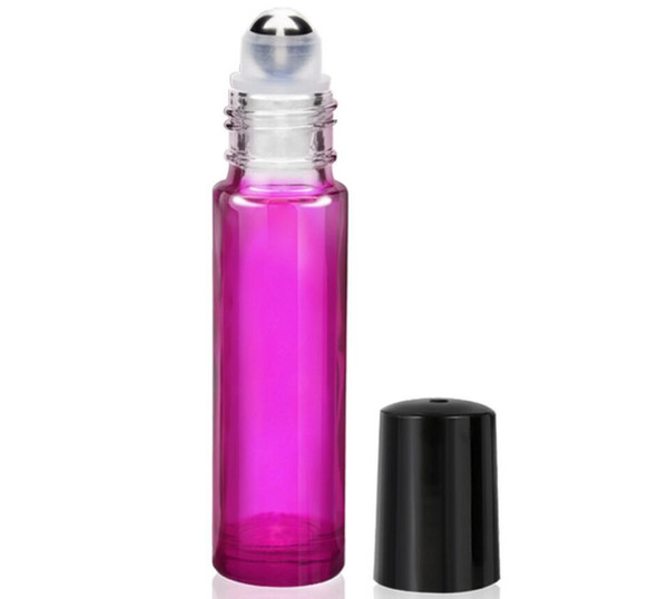 10ml Roller Bottles for Essential oils Glass Roll on Bottles with Metal Roller Balls
