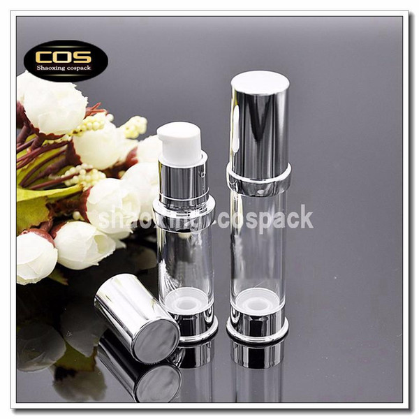 Online Sale ZA218-5ml airless pump bottles, wholesale 5ml plastic bottles with airless pump, 5ml eye concentract airless bottle
