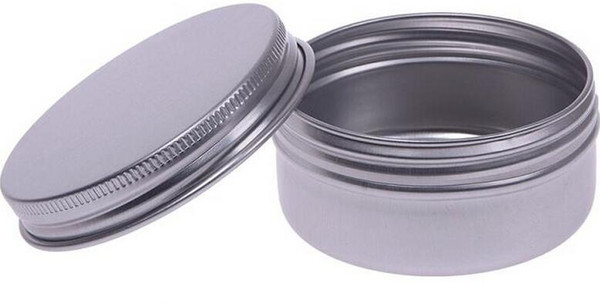 15ml 15g Aluminium Balm Tins pot Jar 15g comestic containers with screw thread Lip Balm Gloss Candle Packaging