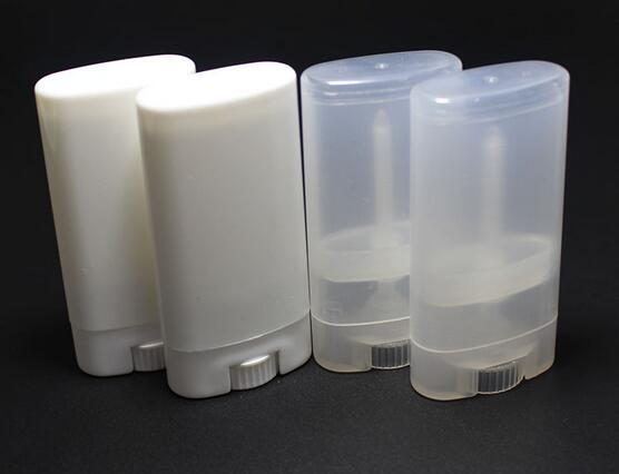 Free Shipping 1000pcs/lot Brand New 15g plastic Deodorant tubes DIY lipstick tube 15g empty lip balm bottle