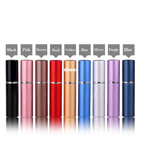 6ml Mini Portable Refillable Perfume Atomizer Colorful Spray Bottle Empty Perfume Bottles