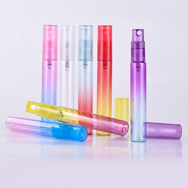36Pieces/Lot 8ML Mini Portable Colorful Glass Perfume Bottle With Atomizer Empty Cosmetic Containers For Travel
