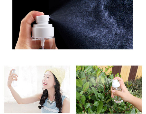 TAMAX PF002 30ml 60ml 80ml 100ml UPG Empty Perfume Mist Spray Plastic Refillable Bottle Moisturizing Skin Small Spray Bottle