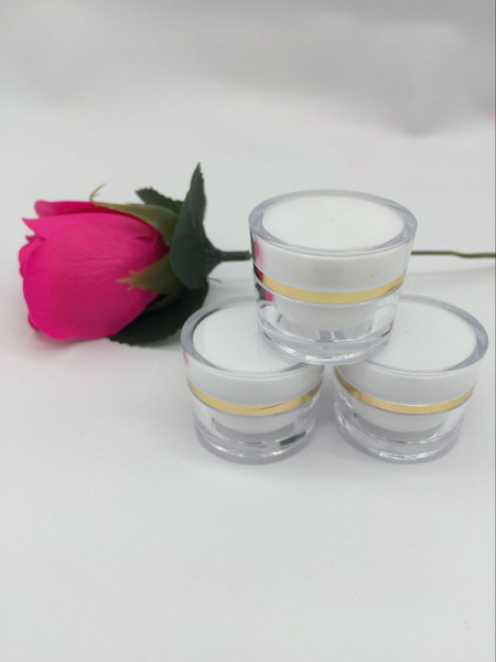 Factory direct sales, spot supply, 5g cylindrical plastic bottles, plaster flat, frost bottles, transparent Phnom Penh, Silver Penh